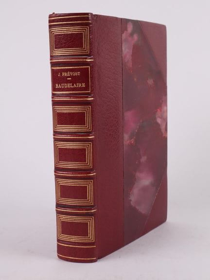 PREVOST (Jean).
Baudelaire. An Essay on Poetic Ins