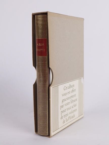 ALBUM DE LA PLEIADE
COLETTE
1 volume, in-12, full 