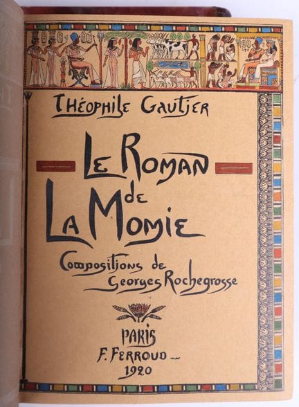 GAUTIER (Théophile).
La novela de la momia. Con 1 