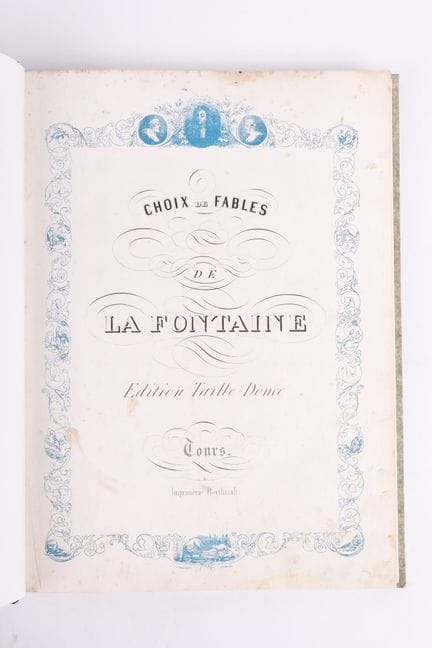 LA FONTAINE (Jean de).
Selected Fables.

1 large f
