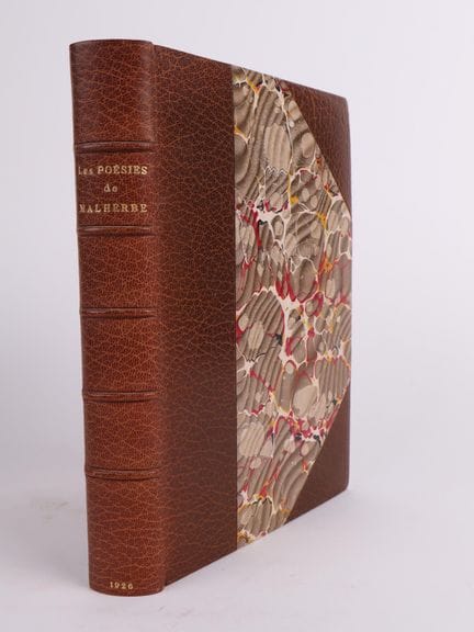 MALHERBE.
Poems.

1 volume, in-8, bound in half ch