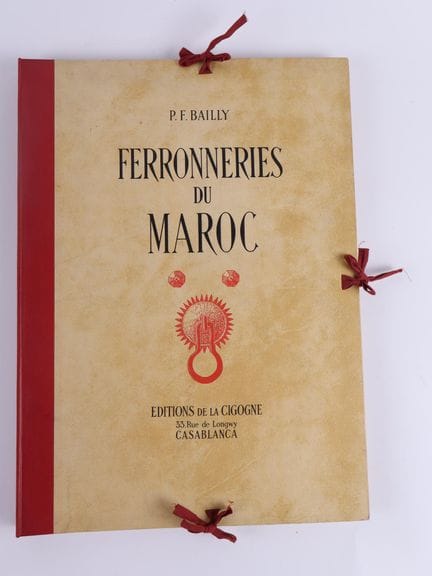 *BAILLY (P.-F.).
Ferronneries du Maroc.
1 album in