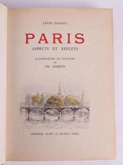 GOSSET (Léon).
Paris - Aspects et Reflets. Illustr
