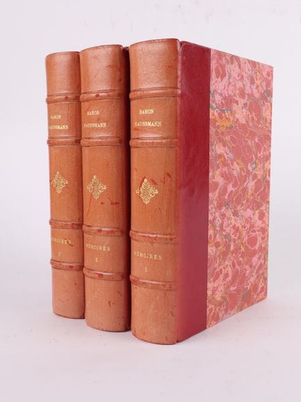 HAUSSMANN (Baron).
Memoiren.
3 umfangreiche Bände 
