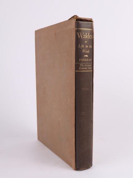 THOREAU (Henry David).
Walden or life in the woods