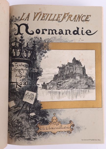 ROBIDA.
La vieille France : NORMANDIE.
1 volume in