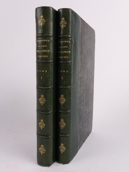 BEUGNOT (Comte) ancien ministre.
Mémoires publiés 