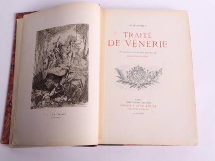 YAUVILLE (D’).
Traité de Vénerie illustré de 27 fi