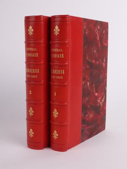 ANDIGNE (Général d’).
Mémoires (1765-1857).
2 volu