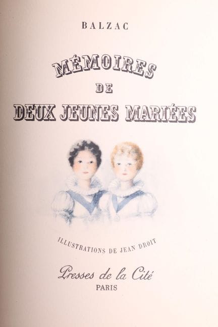 [DROIT] BALZAC (Honoré de).
Mémoires de deux jeune