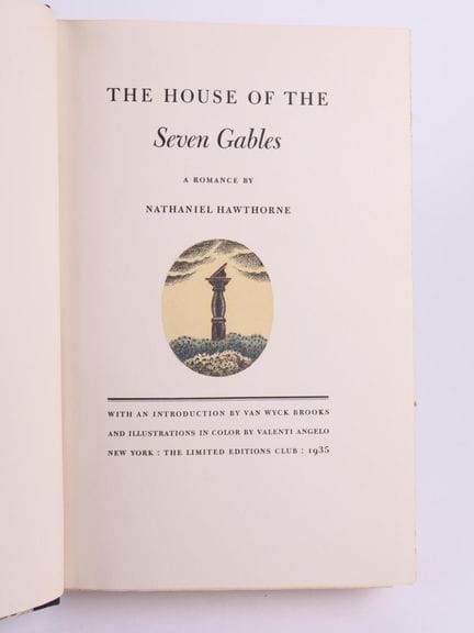 HAWTHORNE (Nathaniel).
The house of the seven gabl