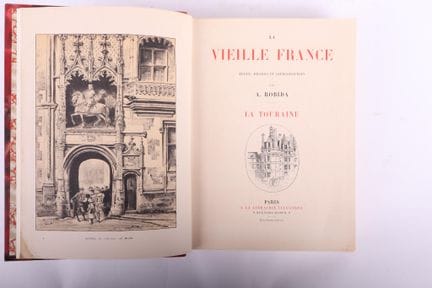ROBIDA.
La vieille France : TOURAINE.
1 volume in-