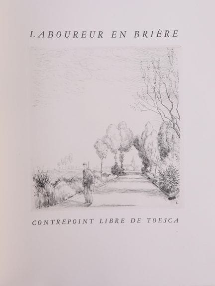 [LABOUREUR] TOESCA (Maurice).
Laboureur en Brière.