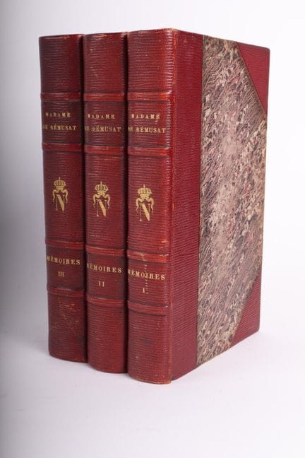 REMUSAT (Madame de).
Mémoires 1802-1808.
3 volumes