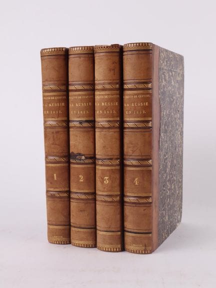 CUSTINE (Marquis de).
Russland im Jahr 1839.
4 Bän