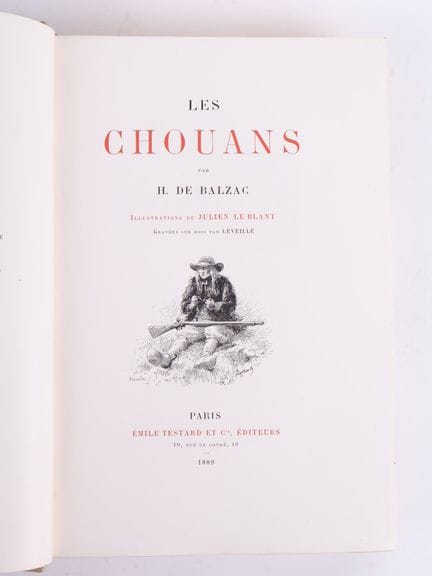 BALZAC (Honoré de).
Les Chouans. Compositions de J