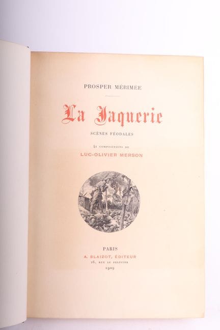 [GUEZENNEC] MERIMEE (Prosper).
La Jaquerie. Burins