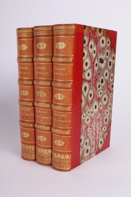 EPINAY (Madame d’).
Memoiren und Briefwechsel.
3 B
