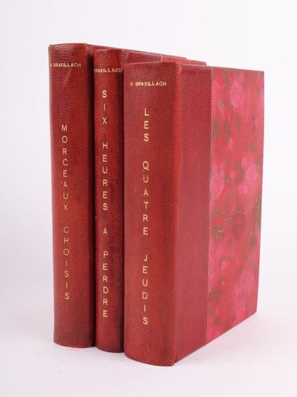 BRASILLACH (Robert).
Les quatre jeudis - Images d’