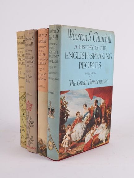CHURCHILL (Winston).
A history of the English-spea