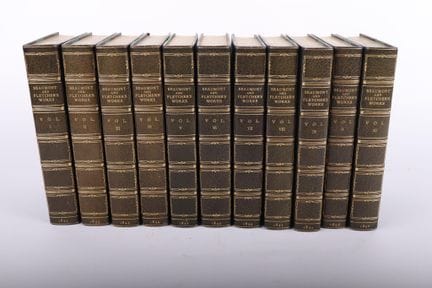 BEAUMONT & FLETCHER.
The works.
11 volumes in-8 re