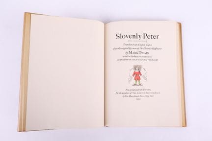 HOFFMANN (Dr Heinrich) / TWAIN (Marc).
Slovenly Pe