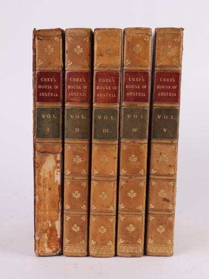 COXE (William).
History of the House of Austria, f