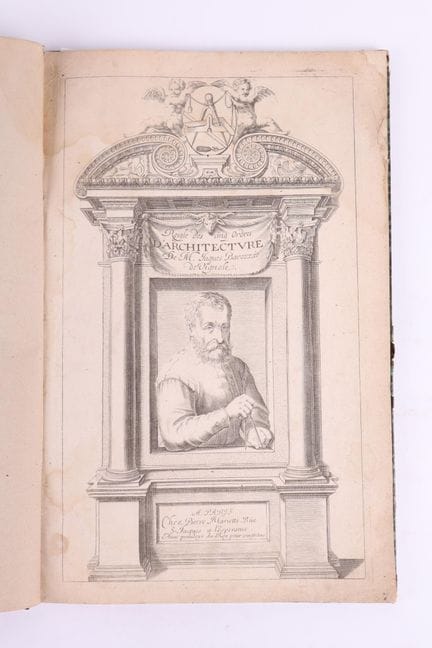VIGNOLE (Jacques Barozzio de).
Règle des cinq Ordr