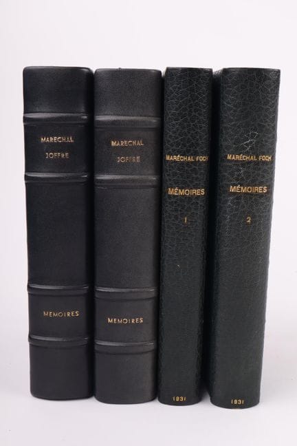 FOCH (Marschall).
Memoiren.
2 Bände, großes 8°-For
