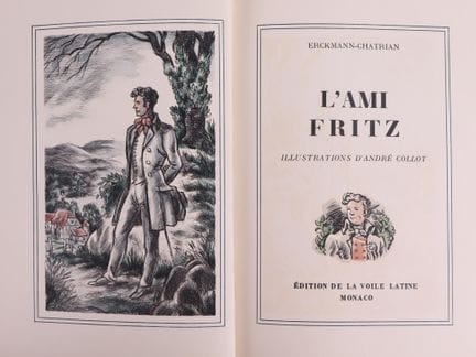 [COLLOT] ERCKMANN-CHATRIAN.
L’ami Fritz. Illustrat