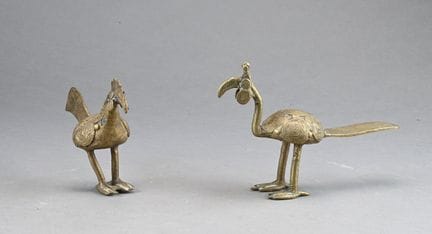 AKAN, WESTAFRIKA
Set bestehend aus einer Perlhuhn-