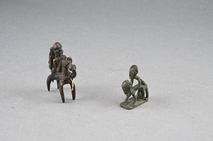 SAO, CHAD, ÁFRICA OCCIDENTAL
Dos estatuillas que r