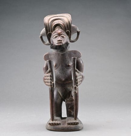 TCHOKWE, ANGOLA
Statua maschile raffigurante il re
