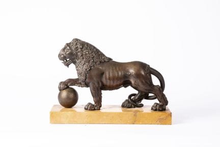 Leone dei Medici in bronzo
Scultura in bronzo con 