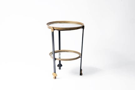 Vaso ateniese in bronzo patinato e dorato
con due 