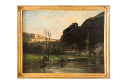 Camille FLERS (1802-1868)
Paysage 
Huile sur toile