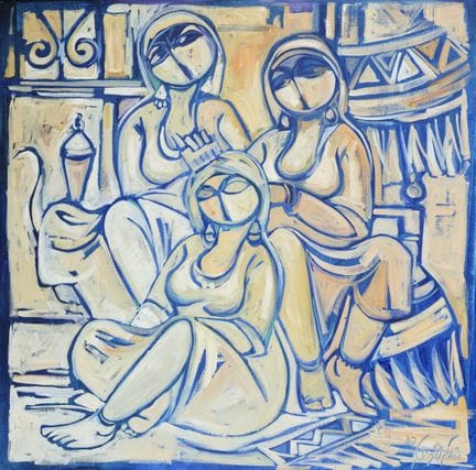 Shakir AL-ALOUSI (Né en 1962)
Femmes, 2007
Huile s