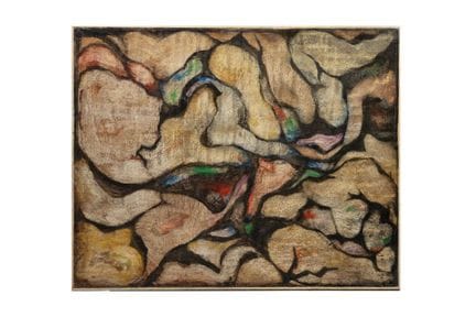 Géza SZOBEL (1905–1963)
Scorched Earth 
Oil on pan