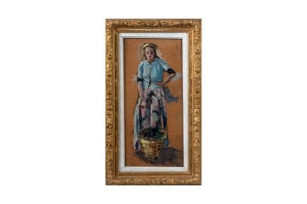 Georges LAPCHINE (1885-1950)
Portrait de femme au 