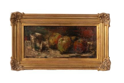Peter LUBARDA (1907-1974) 
Natura morta 
Olio su t