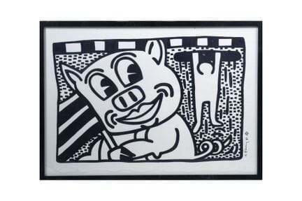 Keith HARING (1958-1990)
Litografia con ritocco
Fi