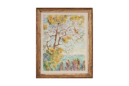 Anna BOCH (1848-1938) 
Banyuls-sur-Mer 
Acuarela s