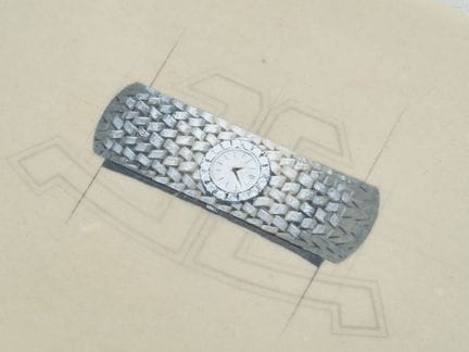 JAEGER-LECOULTRE
Gouaché für eine Damenuhr aus Wei