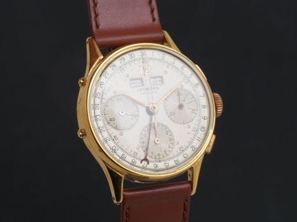SOLEVA V72C
Gold-plated chronograph wristwatch. Ro