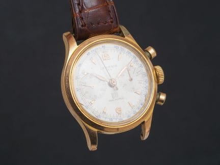LEMANIA / UTI Baby Chrono
Gold-plated chronograph 