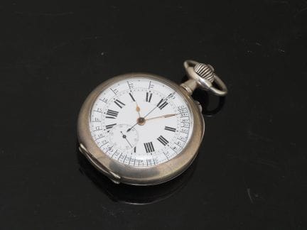 L.LEROY &amp; Cie
Chronographen-Taschenuhr aus Sil