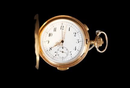 ANONYME Chronograph mit Schlagwerk
Savonette-Uhr a