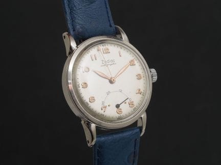 ZODIAC Autograhic
Steel wristwatch. Round case. Sc