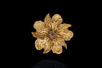 BOUCHERON
Brosche aus 750er Gelbgold in Form einer