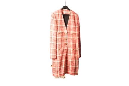 SONIA RYKIEL
Giacca lunga senza collo in lana cott